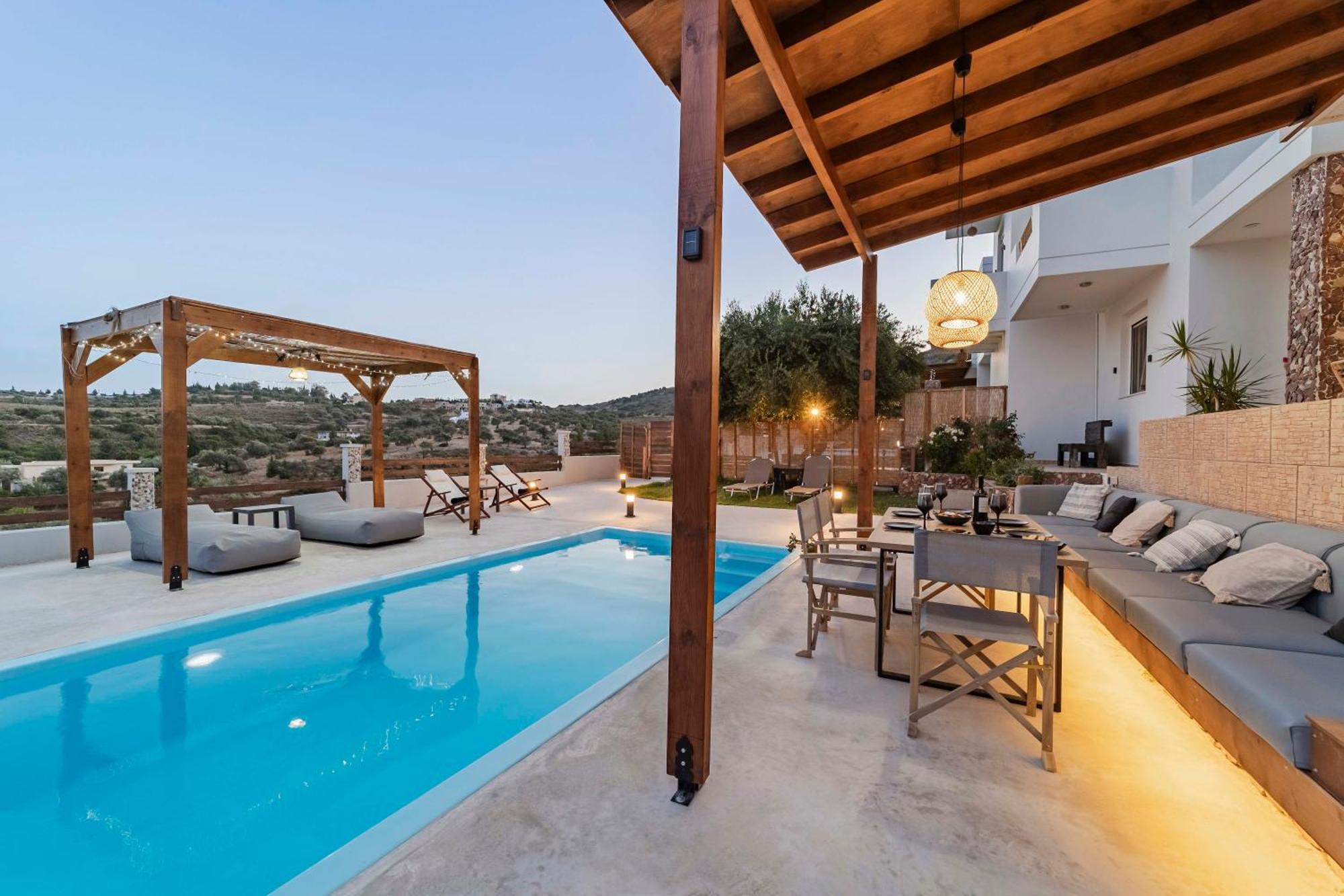 Villa Tranquility Psinthos Exteriér fotografie